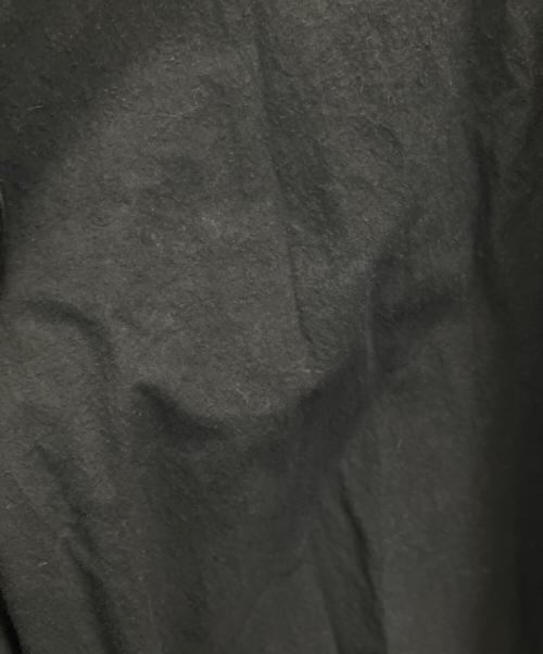 nest Robe（ネストローブ）nest Robe (ネストローブ) コットンラミーミトンポケットロングシャツワンピース ブラック サイズ:フリーの古着・服飾アイテム