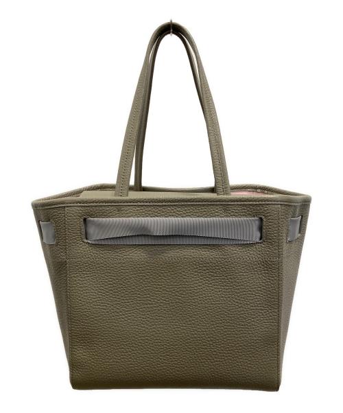 A.D.M.J.（エーディーエムジェイ）A.D.M.J. (エーディーエムジェイ) コンクルージョンリボントートバッグ グレーの古着・服飾アイテム