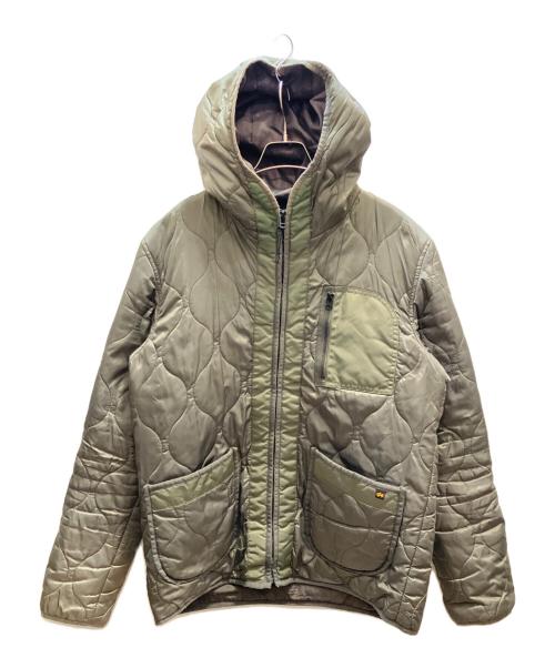 ALPHA INDUSTRIES（アルファインダストリーズ）ALPHA INDUSTRIES (アルファインダストリーズ) キルティングジャケット カーキ サイズ:XLの古着・服飾アイテム