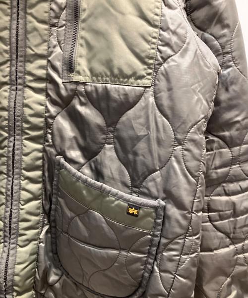 ALPHA INDUSTRIES（アルファインダストリーズ）ALPHA INDUSTRIES (アルファインダストリーズ) キルティングジャケット カーキ サイズ:XLの古着・服飾アイテム