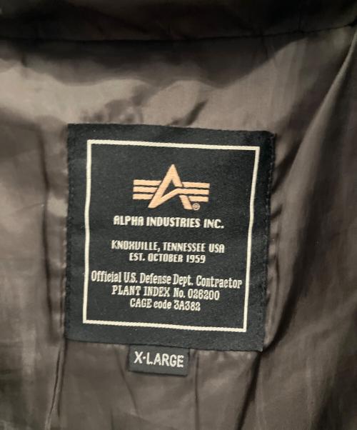 ALPHA INDUSTRIES（アルファインダストリーズ）ALPHA INDUSTRIES (アルファインダストリーズ) キルティングジャケット カーキ サイズ:XLの古着・服飾アイテム