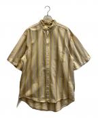 OLD GAPオールドギャップ）の古着「半袖シャツ」｜イエロー×ベージュ