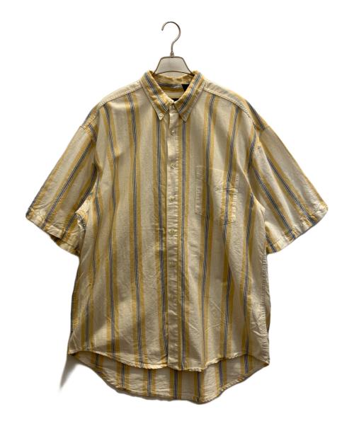 OLD GAP（オールドギャップ）OLD GAP (オールドギャップ) 半袖シャツ イエロー×ベージュ サイズ:XLの古着・服飾アイテム