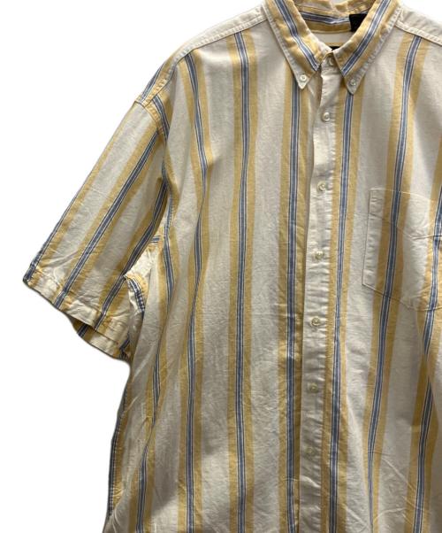 OLD GAP（オールドギャップ）OLD GAP (オールドギャップ) 半袖シャツ イエロー×ベージュ サイズ:XLの古着・服飾アイテム
