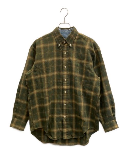 POLO RALPH LAUREN（ポロ・ラルフローレン）POLO RALPH LAUREN (ポロ・ラルフローレン) オンブレチェックシャツ グリーン サイズ:Мの古着・服飾アイテム