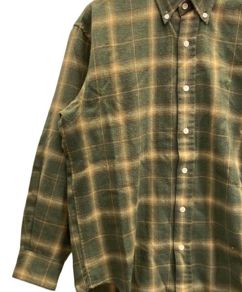 POLO RALPH LAUREN（ポロ・ラルフローレン）POLO RALPH LAUREN (ポロ・ラルフローレン) オンブレチェックシャツ グリーン サイズ:Мの古着・服飾アイテム