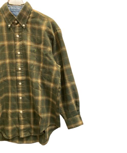 POLO RALPH LAUREN（ポロ・ラルフローレン）POLO RALPH LAUREN (ポロ・ラルフローレン) オンブレチェックシャツ グリーン サイズ:Мの古着・服飾アイテム