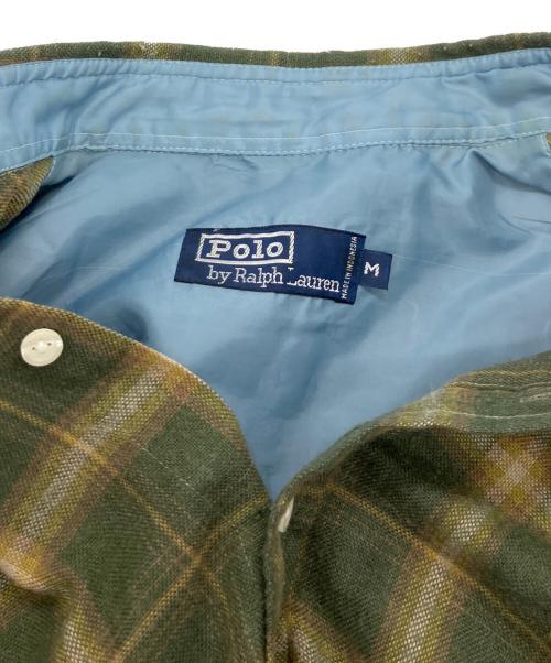 POLO RALPH LAUREN（ポロ・ラルフローレン）POLO RALPH LAUREN (ポロ・ラルフローレン) オンブレチェックシャツ グリーン サイズ:Мの古着・服飾アイテム