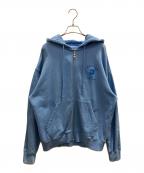 OYオーワイ）の古着「ジップパーカー」｜スカイブルー
