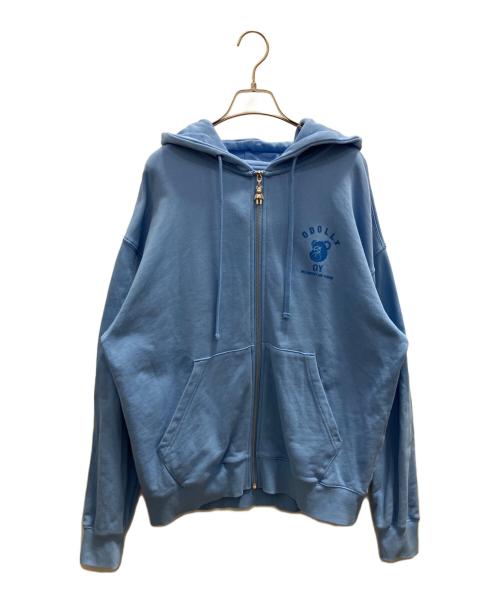 OY（オーワイ）OY (オーワイ) ジップパーカー スカイブルー サイズ:Ｌの古着・服飾アイテム