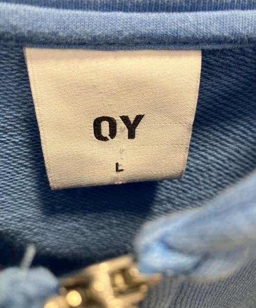 OY（オーワイ）OY (オーワイ) ジップパーカー スカイブルー サイズ:Ｌの古着・服飾アイテム
