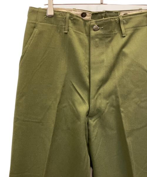 US ARMY（ユーエスアーミー）US ARMY (ユーエスアーミー) ウールフィールドパンツ グリーン サイズ:約34ｲﾝﾁの古着・服飾アイテム