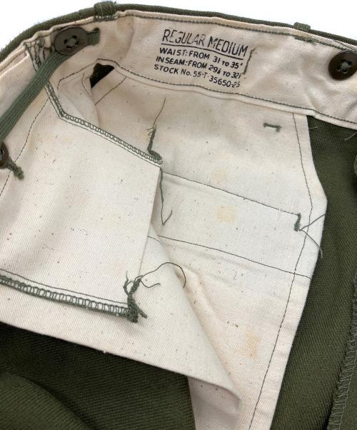 US ARMY（ユーエスアーミー）US ARMY (ユーエスアーミー) ウールフィールドパンツ グリーン サイズ:約34ｲﾝﾁの古着・服飾アイテム