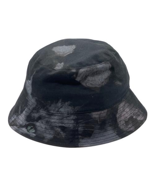 LAD MUSICIAN&PAINT ROSE + CAT（ラッドミュージシャン）LAD MUSICIAN&PAINT ROSE + CAT (ラッドミュージシャン) BUCKET HAT ブラックの古着・服飾アイテム