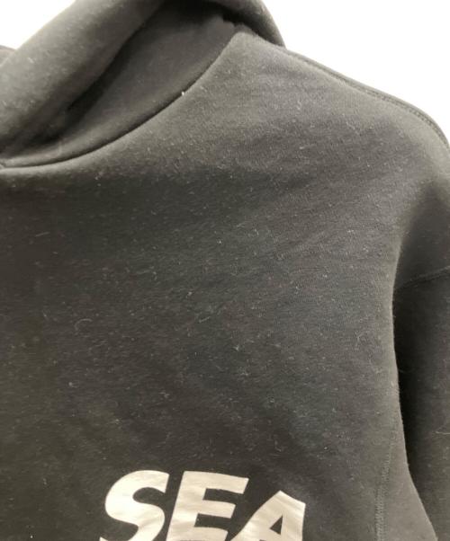 WIND AND SEA（ウィンダンシー）WIND AND SEA (ウィンダンシー) Lyft (リフト) Wide Cropped Hoodie ブラック サイズ:Mの古着・服飾アイテム