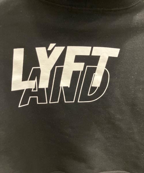 WIND AND SEA（ウィンダンシー）WIND AND SEA (ウィンダンシー) Lyft (リフト) Wide Cropped Hoodie ブラック サイズ:Mの古着・服飾アイテム