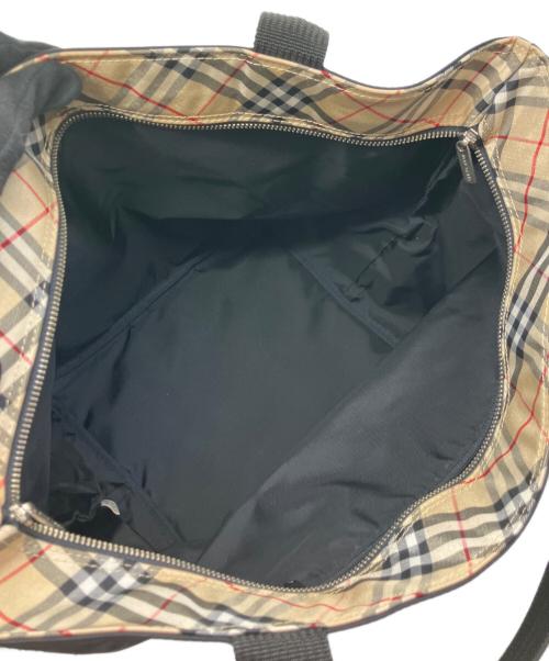 Burberry's（バーバリー）Burberry's (バーバリー) BLUE LABEL　トートバッグ ブラックの古着・服飾アイテム