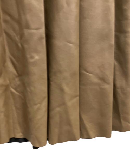 Snidel（スナイデル）Snidel (スナイデル) ロングフェイクレザースカート ブラウン サイズ:SIZE 0の古着・服飾アイテム