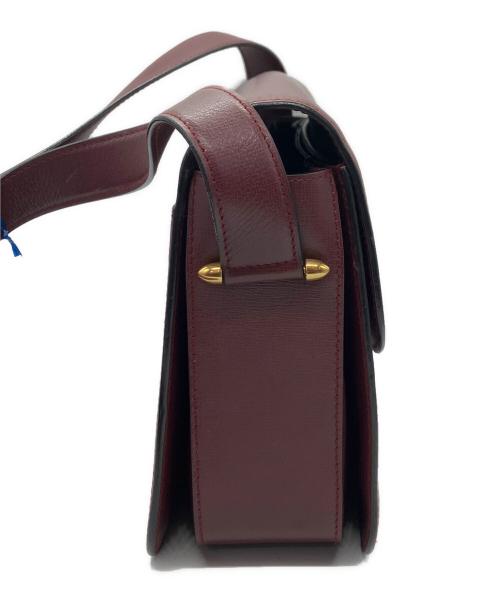 Cartier（カルティエ）Cartier (カルティエ) マストラインターンロックショルダーバッグ ワインレッドの古着・服飾アイテム