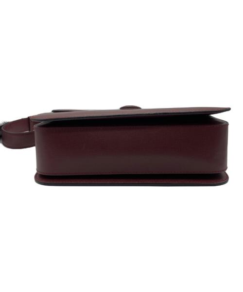 Cartier（カルティエ）Cartier (カルティエ) マストラインターンロックショルダーバッグ ワインレッドの古着・服飾アイテム