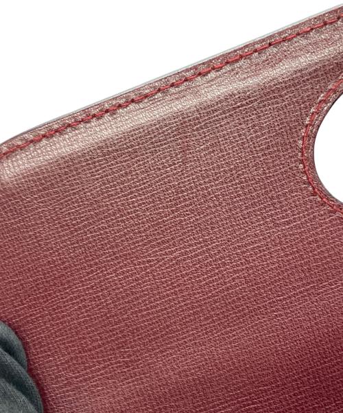 Cartier（カルティエ）Cartier (カルティエ) マストラインターンロックショルダーバッグ ワインレッドの古着・服飾アイテム