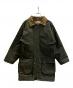 country leisure wearカントリーレジャーウェア）の古着「オイルジャケット」｜グリーン