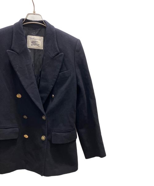 Burberry's（バーバリー）Burberry's (バーバリー) ダブルジャケット ネイビー サイズ:表記無の古着・服飾アイテム