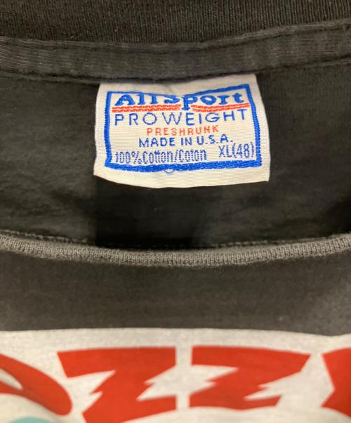 ALL SPORT（オールスポーツ）ALL SPORT (オールスポーツ) USA製　半袖カットソー ブラック サイズ:ＸＬの古着・服飾アイテム