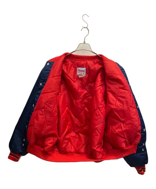 STARTER（スターター）STARTER (スターター) スタジャン　マジェスティックインディアンス ブルー×レッド サイズ:Ｌの古着・服飾アイテム