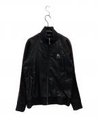 BURBERRY BLACK LABELバーバリーブラックレーベル）の古着「トラックジャケット」｜ブラック