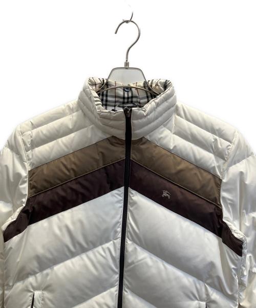 BURBERRY BLACK LABEL（バーバリーブラックレーベル）BURBERRY BLACK LABEL (バーバリーブラックレーベル) ダウンジャケット ホワイト サイズ:Ｌの古着・服飾アイテム
