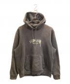 stussyステューシー）の古着「パーカー」｜ブラック