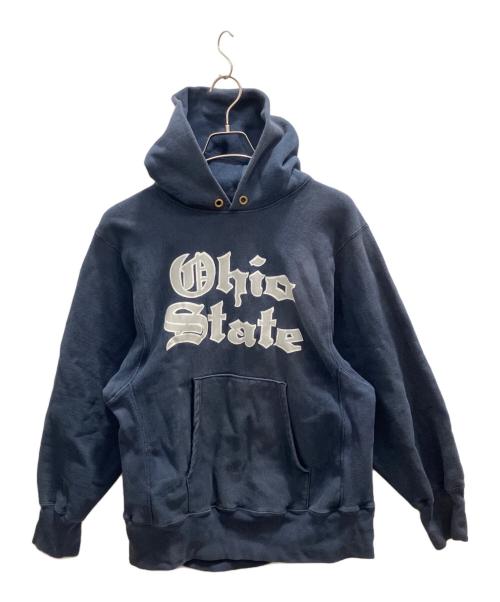 Champion REVERSE WEAVE（チャンピオン リバース ウィーブ）Champion REVERSE WEAVE (チャンピオン リバース ウィーブ) 80s Ohio stateプルオーバーパーカー ネイビー サイズ:Ｌの古着・服飾アイテム