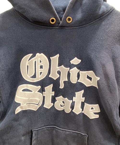 Champion REVERSE WEAVE（チャンピオン リバース ウィーブ）Champion REVERSE WEAVE (チャンピオン リバース ウィーブ) 80s Ohio stateプルオーバーパーカー ネイビー サイズ:Ｌの古着・服飾アイテム