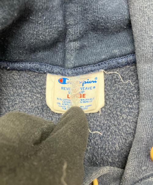 Champion REVERSE WEAVE（チャンピオン リバース ウィーブ）Champion REVERSE WEAVE (チャンピオン リバース ウィーブ) 80s Ohio stateプルオーバーパーカー ネイビー サイズ:Ｌの古着・服飾アイテム