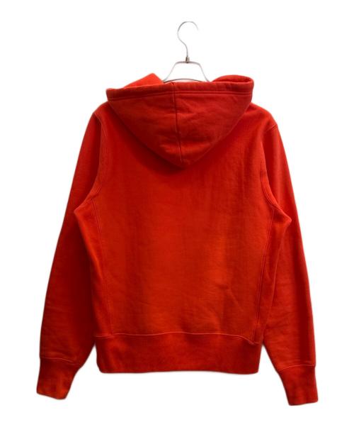 Champion REVERSE WEAVE（チャンピオン リバース ウィーブ）Champion REVERSE WEAVE (チャンピオン リバース ウィーブ) プルオーバーパーカー オレンジ サイズ:Мの古着・服飾アイテム