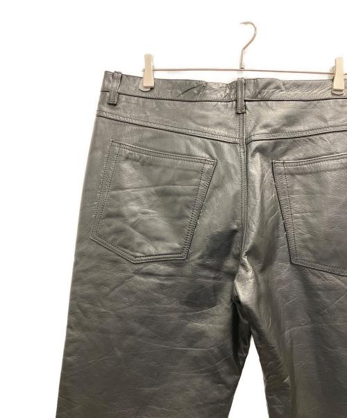 63 leathers（ロクサン レザーズ）63 leathers (ロクサン レザーズ) オールレザーパンツ ブラック サイズ:Мの古着・服飾アイテム