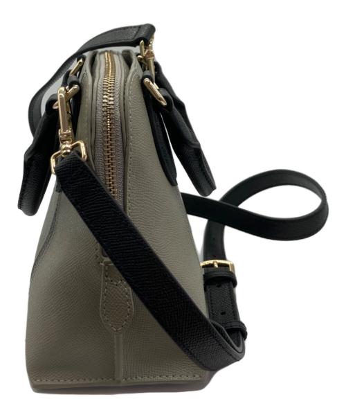 FURLA（フルラ）FURLA (フルラ) VITTORIA S DOME ブラックxライトグレーの古着・服飾アイテム