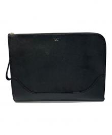 PELLE MORBIDA（ペッレモルビダ）の古着「クラッチバッグ」｜ブラック