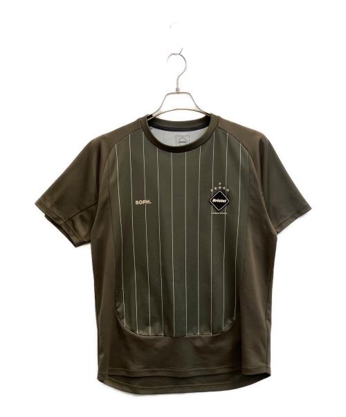 F.C.Real Bristol（エフシーレアルブリストル）F.C.Real Bristol (エフシーレアルブリストル) SOPH. (ソフ) 半袖カットソー グリーン サイズ:Мの古着・服飾アイテム