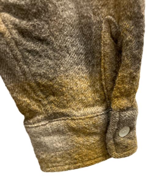 STANDARD CALIFORNIA（スタンダードカリフォルニア）STANDARD CALIFORNIA (スタンダードカリフォルニア) Wool Check Shirt ブラウン サイズ:Мの古着・服飾アイテム