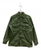 US ARMYユーエスアーミー）の古着「60s ユーティリティシャツ」｜グリーン