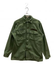 US ARMY（ユーエスアーミー）の古着「60s ユーティリティシャツ」｜グリーン