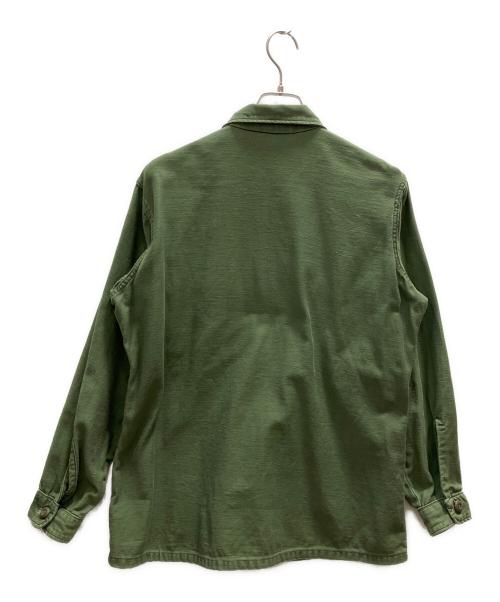 US ARMY（ユーエスアーミー）US ARMY (ユーエスアーミー) 60s ユーティリティシャツ グリーン サイズ:不明の古着・服飾アイテム