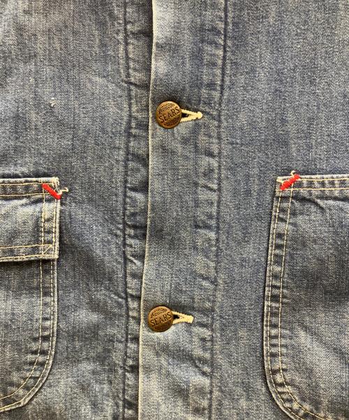 Sears（シアーズ）Sears (シアーズ) 70s　デニムカバーオール インディゴ サイズ:Lの古着・服飾アイテム