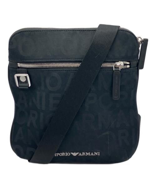 EMPORIO ARMANI（エンポリオ アルマーニ）EMPORIO ARMANI (エンポリオ アルマーニ) ショルダーバッグ ブラックの古着・服飾アイテム