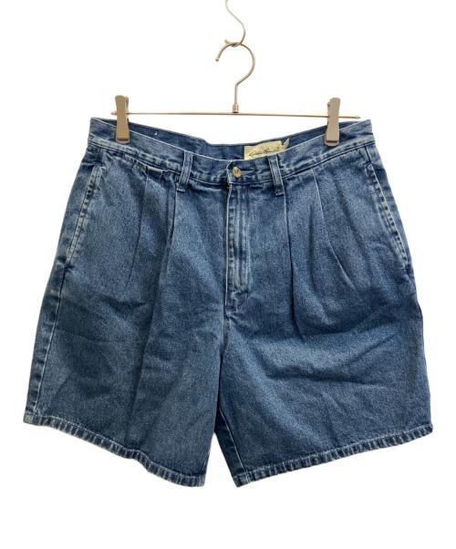 Eddie Bauer（エディーバウアー）Eddie Bauer (エディーバウアー) 90'sデニムハーフパンツ インディゴ サイズ:W34 未使用品の古着・服飾アイテム