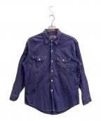 big macビッグマック）の古着「80's長袖シャツ」｜ネイビー