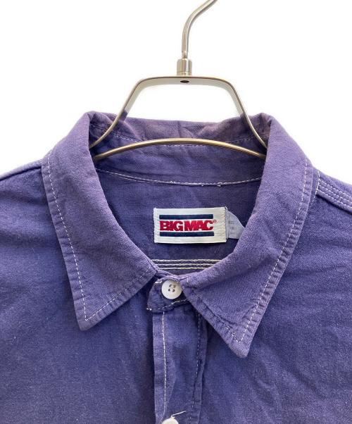 big mac（ビッグマック）big mac (ビッグマック) 80's長袖シャツ ネイビー サイズ:フリーの古着・服飾アイテム