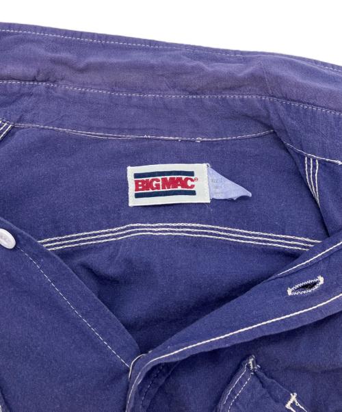 big mac（ビッグマック）big mac (ビッグマック) 80's長袖シャツ ネイビー サイズ:フリーの古着・服飾アイテム